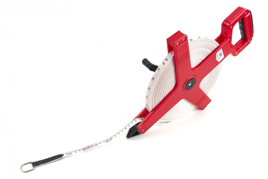 HBM 100 M X 13 Mm Fiberglass Meetband, Meetlint, Landmeter 4 HBM 100 M X 13 Mm Fiberglass Meetband, Meetlint, Landmeter - Afbeelding 4