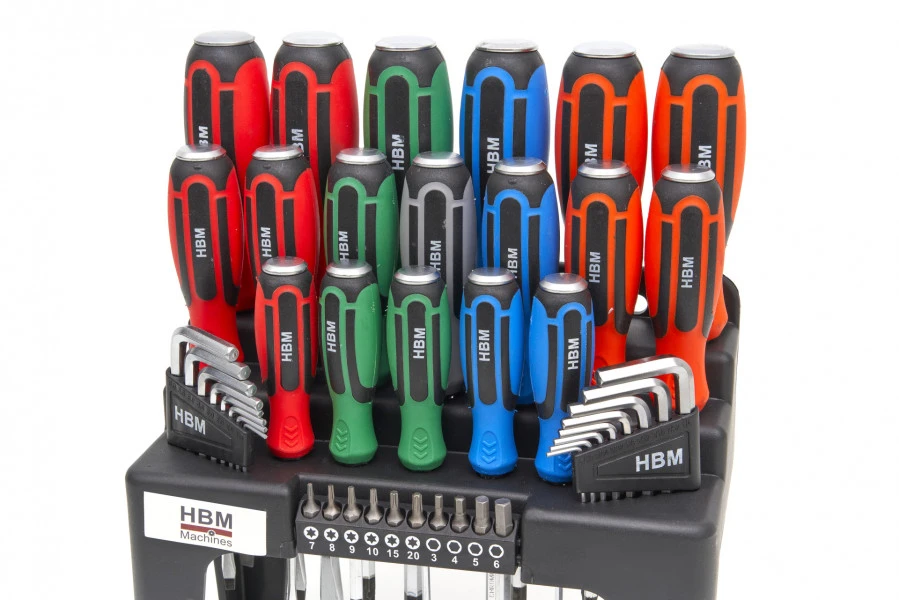 HBM Profi Slagvaste Schroevendraaierset 44-delig 1 HBM Profi Slagvaste Schroevendraaierset 44-delig