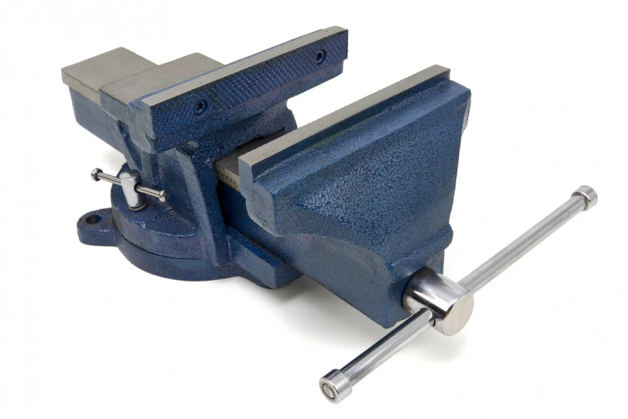 HBM Profi 150 Mm Bankschroef Met Draaibaar Onderstel 3 HBM Profi 150 Mm Bankschroef Met Draaibaar Onderstel - Afbeelding 3