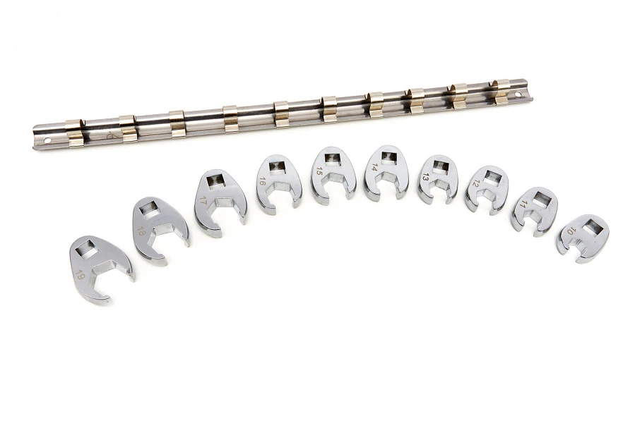 Stahlkaiser 10 Delige Kraaienpootsleutels Metrisch Met 3/8” Opname 10-19 Mm. 2 Stahlkaiser 10 Delige Kraaienpootsleutels Metrisch Met 3/8” Opname 10-19 Mm. - Afbeelding 2