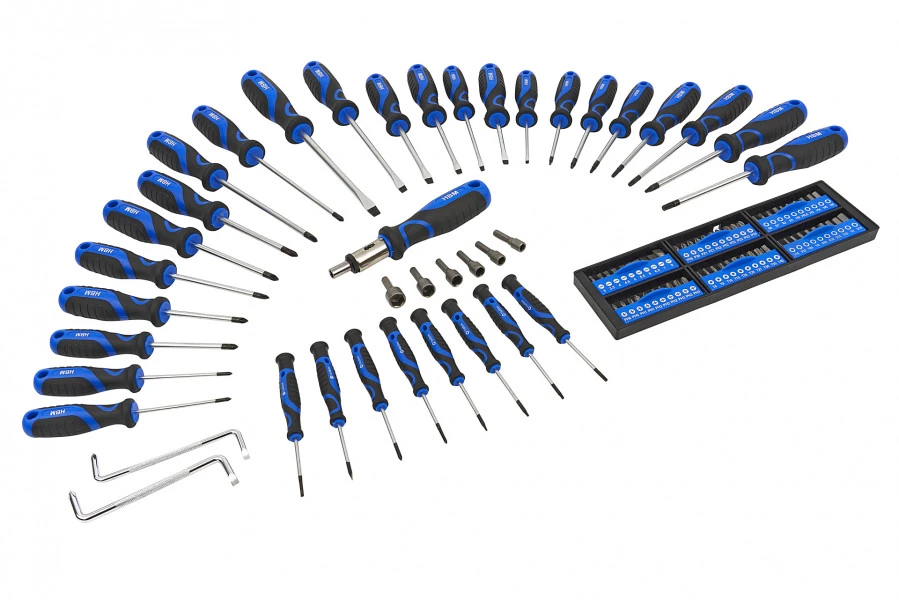 HBM Profi 100 Delige Soft Grip Schroevendraaierset, Dopsleutelset En Bitset Met Houder 5 HBM Profi 100 Delige Soft Grip Schroevendraaierset, Dopsleutelset En Bitset Met Houder - Afbeelding 5