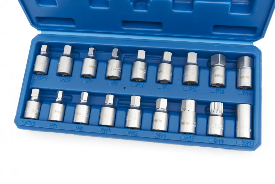 HBM 18 Delige Carterplug Doppenset 1 HBM 18 Delige Carterplug Doppenset