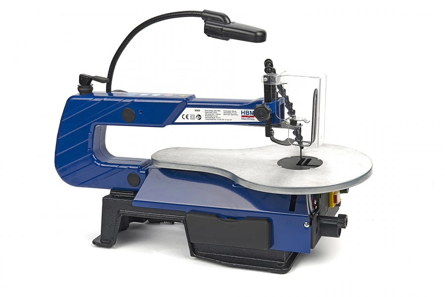 HBM Variabele Figuurzaagmachine Met Verlichting En Stofblaassysteem 1 HBM Variabele Figuurzaagmachine Met Verlichting En Stofblaassysteem