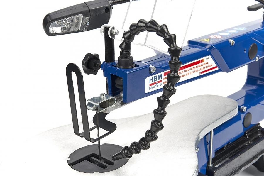 HBM Variabele Figuurzaagmachine Met Verlichting En Stofblaassysteem 4 HBM Variabele Figuurzaagmachine Met Verlichting En Stofblaassysteem - Afbeelding 4