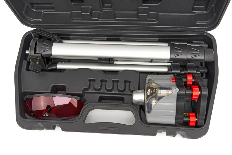 HBM Professionele Rotatie Laserwaterpas Set Met Statief - 30 Meter 7 HBM Professionele Rotatie Laserwaterpas Set Met Statief - 30 Meter - Afbeelding 7