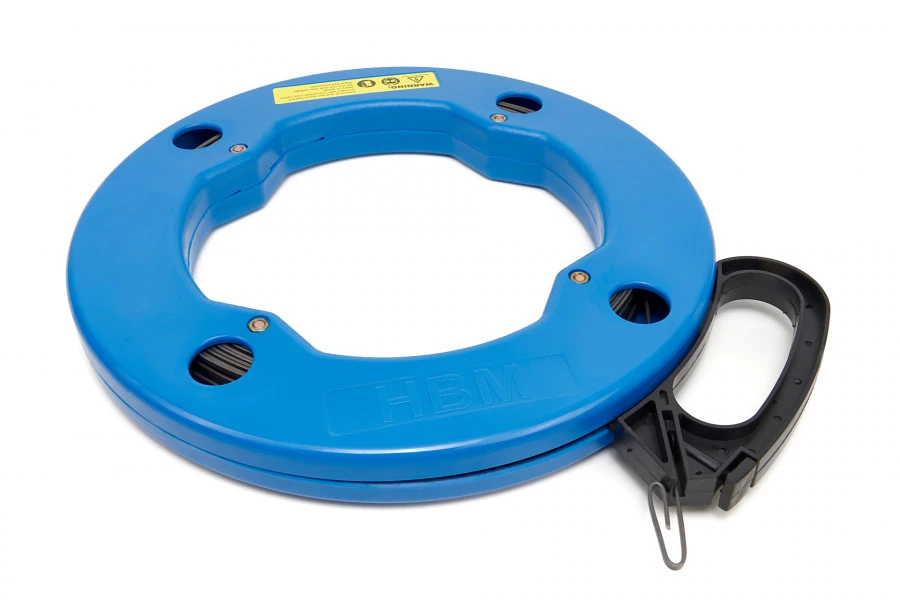 HBM 30 Meter Trekveer / Kabeltrekker Staal In Haspel Met Vergrendeling 2 HBM 30 Meter Trekveer / Kabeltrekker Staal In Haspel Met Vergrendeling - Afbeelding 2