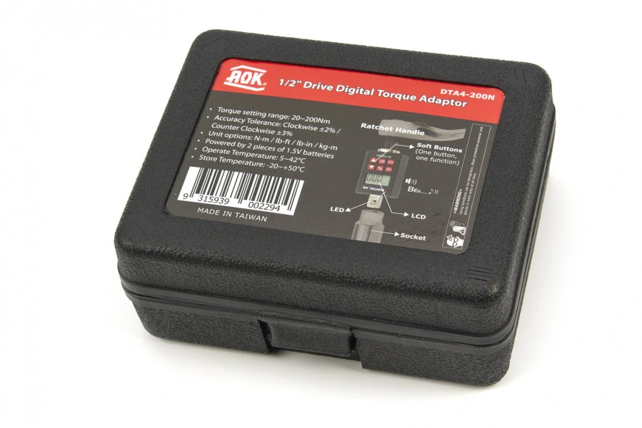 AOK Professionele Digitale Momentmeter Van 20 Tot 200 NM Met 1/2" Opname 11 AOK Professionele Digitale Momentmeter Van 20 Tot 200 NM Met 1/2" Opname - Afbeelding 11