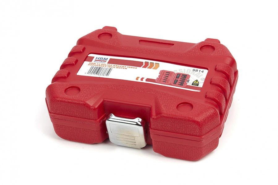 HBM 14 Delige Kracht Inbus Doppenset Inch Maten 5 HBM 14 Delige Kracht Inbus Doppenset Inch Maten - Afbeelding 5
