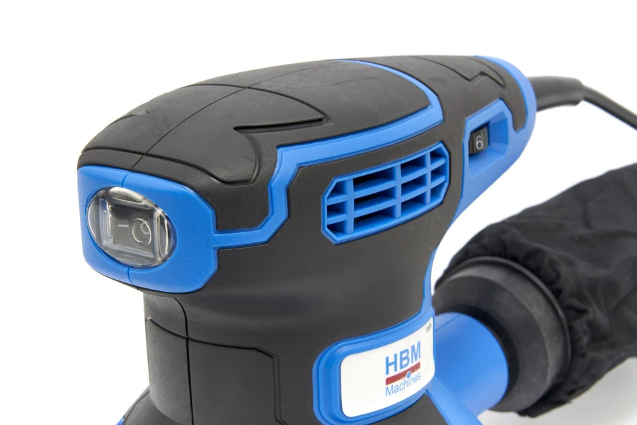 HBM Variabele Excenterschuurmachine 320 Watt Inclusief 12 Schuurvellen 8 HBM Variabele Excenterschuurmachine 320 Watt Inclusief 12 Schuurvellen - Afbeelding 8