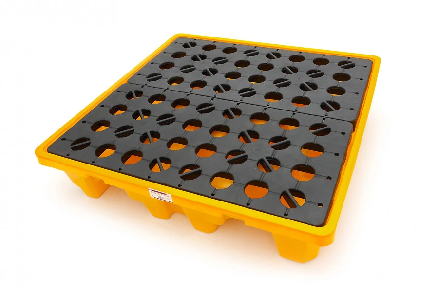 HBM 230 Liter Olievaten Opvangbak, Lekbak Voor 4 Vaten 2 HBM 230 Liter Olievaten Opvangbak, Lekbak Voor 4 Vaten - Afbeelding 2