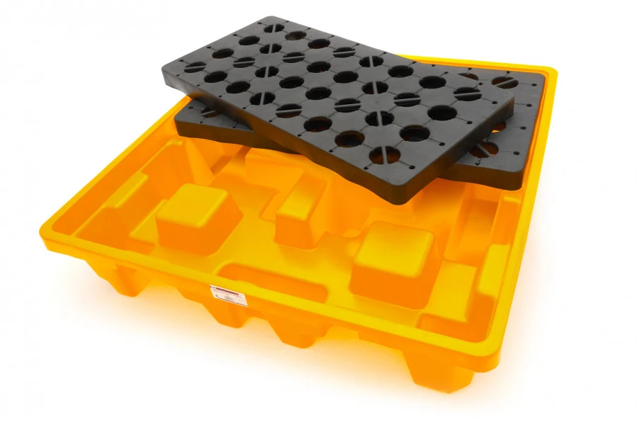 HBM 230 Liter Olievaten Opvangbak, Lekbak Voor 4 Vaten 3 HBM 230 Liter Olievaten Opvangbak, Lekbak Voor 4 Vaten - Afbeelding 3