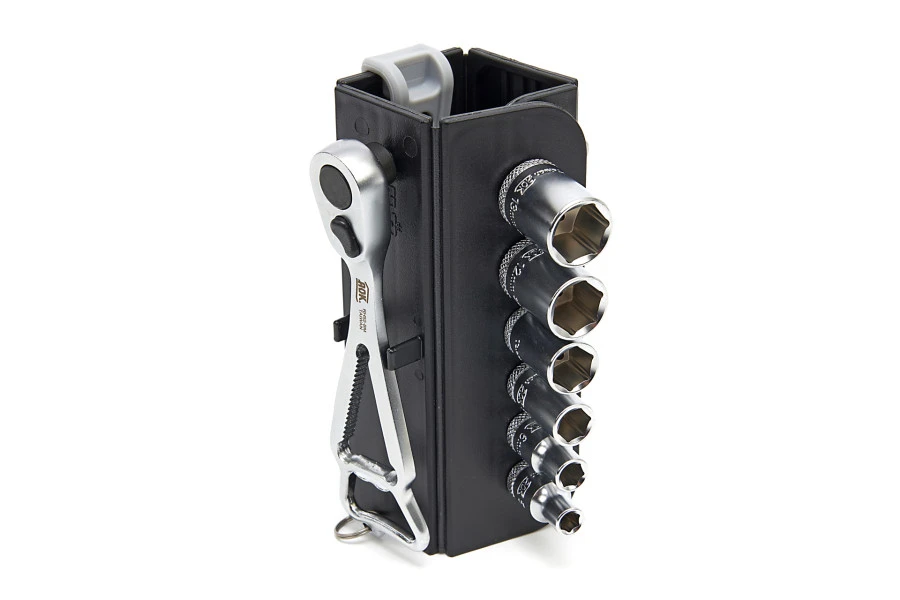 AOK 23 Delige Professionele ¼” Doppenset En Bitset Met Ratel In Handige Opbergetui 2 AOK 23 Delige Professionele ¼” Doppenset En Bitset Met Ratel In Handige Opbergetui - Afbeelding 2