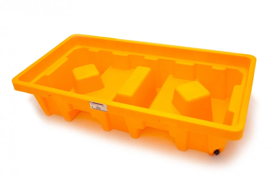 HBM 120 Liter Olievaten Opvangbak, Lekbak Voor 2 Vaten 4 HBM 120 Liter Olievaten Opvangbak, Lekbak Voor 2 Vaten - Afbeelding 4