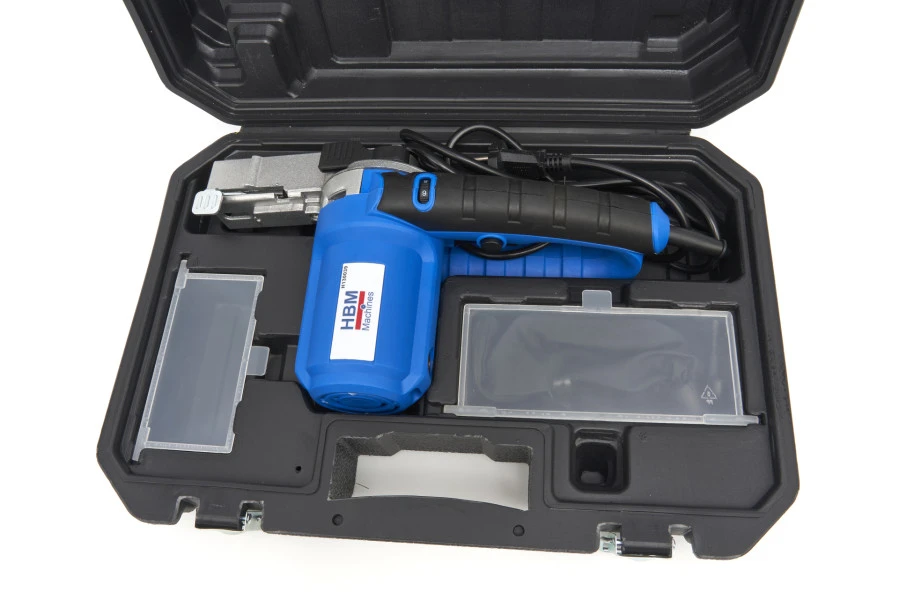 HBM Powerfile / Stripschuurmachine / Bandschuurmachine Met Stofopvang - 400 Watt. Inclusief 10 Schuurbanden 9 HBM Powerfile / Stripschuurmachine / Bandschuurmachine Met Stofopvang - 400 Watt. Inclusief 10 Schuurbanden - Afbeelding 9