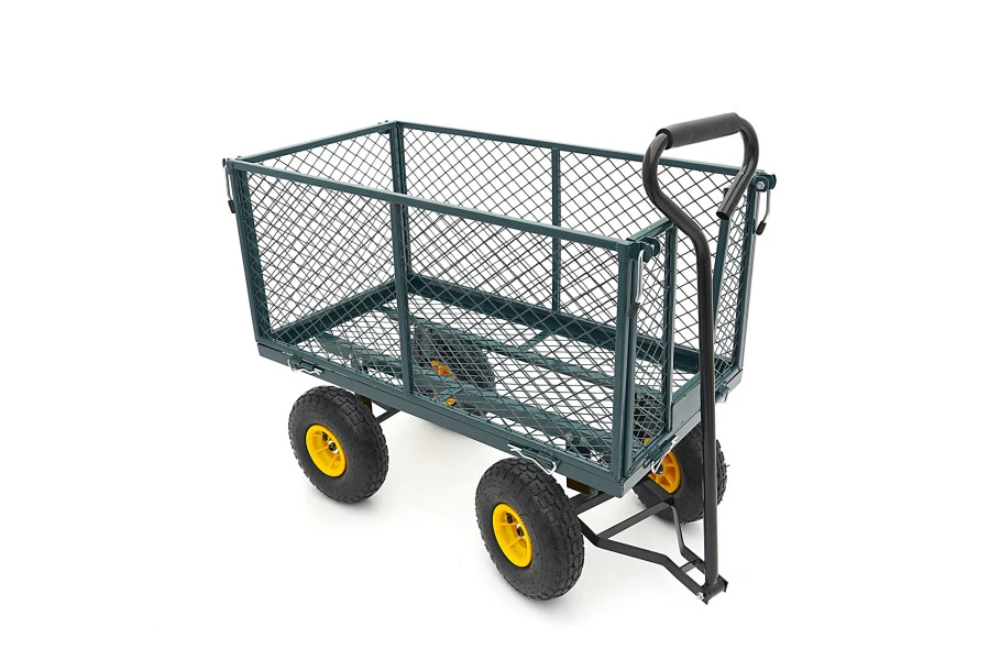 HBM 100 Kg Trekkar, Bolderwagen, Tuinkar Met 86 X 46 X 38 Cm Laadbak Inclusief Canvas Zak 6 HBM 100 Kg Trekkar, Bolderwagen, Tuinkar Met 86 X 46 X 38 Cm Laadbak Inclusief Canvas Zak - Afbeelding 6