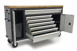 HBM Gereedschapswagen Met Houten Werkblad - 168 Cm - Grijs 18 HBM Gereedschapswagen Met Houten Werkblad - 168 Cm - Grijs -Makita winkel hbm 519 2.jpg 1200x600 14e61ebc88