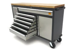 HBM Gereedschapswagen Met Houten Werkblad - 168 Cm - Grijs 20 HBM Gereedschapswagen Met Houten Werkblad - 168 Cm - Grijs -Makita winkel hbm 521 2.jpg 1200x600 fc156ebc88