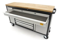 HBM Gereedschapswagen Met Houten Werkblad - 168 Cm - Grijs 22 HBM Gereedschapswagen Met Houten Werkblad - 168 Cm - Grijs -Makita winkel hbm 524 5.jpg 1200x600 d4cd6ebc88