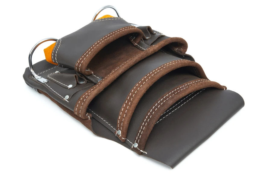 HBM Professionele Leren Gereedschapszak Met 10 Vakken 3 HBM Professionele Leren Gereedschapszak Met 10 Vakken - Afbeelding 3