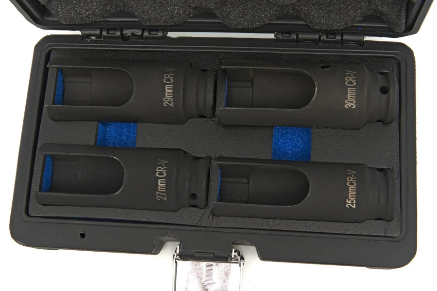 HBM 4 Delige Professionele ½” Injector Doppenset, Dopsleutelset 2 HBM 4 Delige Professionele ½” Injector Doppenset, Dopsleutelset - Afbeelding 2