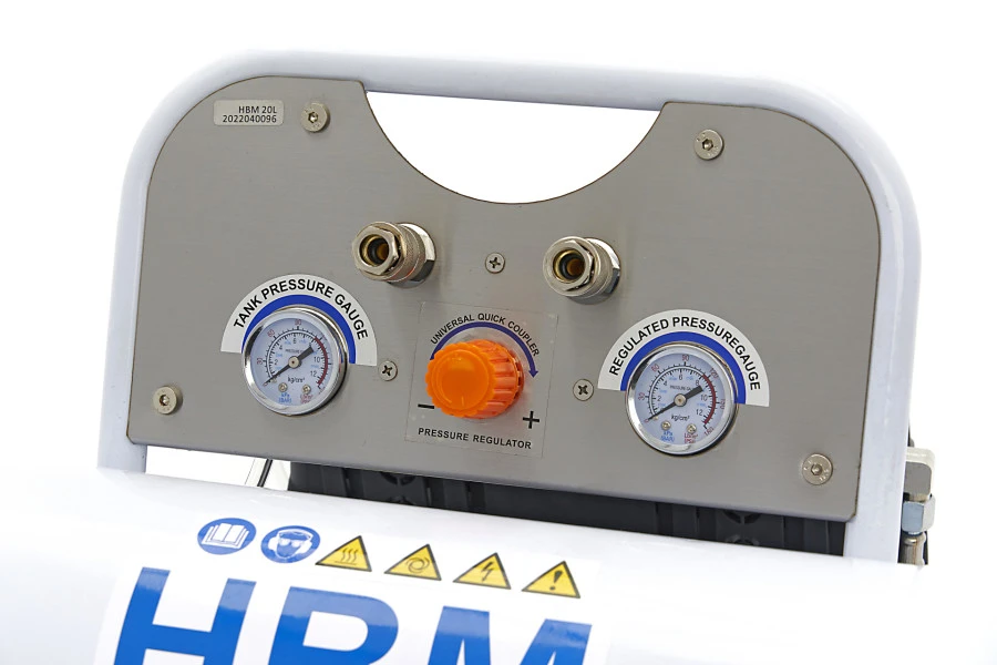 HBM 20 Liter Professionele Low Noise Compressor - Model 2 3 HBM 20 Liter Professionele Low Noise Compressor - Model 2 - Afbeelding 3