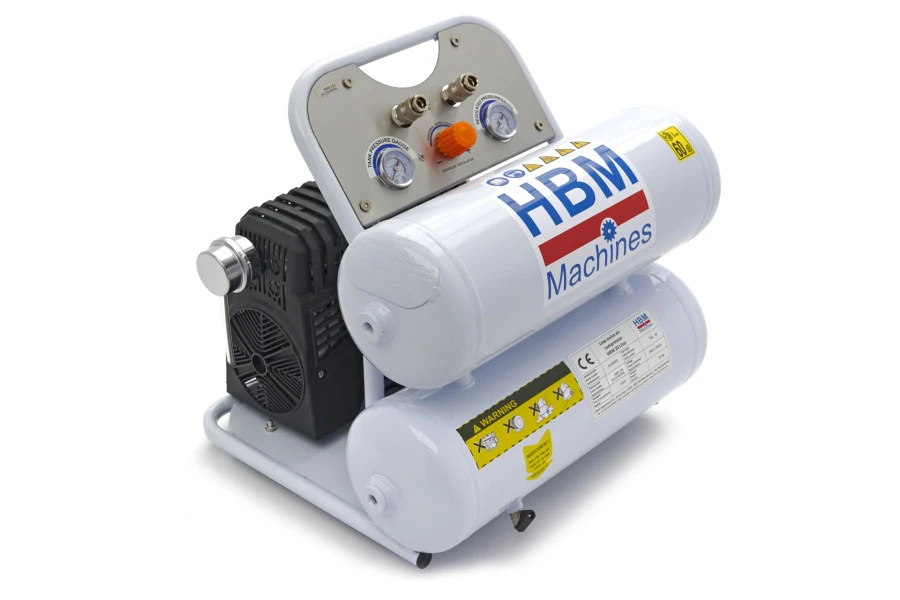 HBM 20 Liter Professionele Low Noise Compressor - Model 2 1 HBM 20 Liter Professionele Low Noise Compressor - Model 2