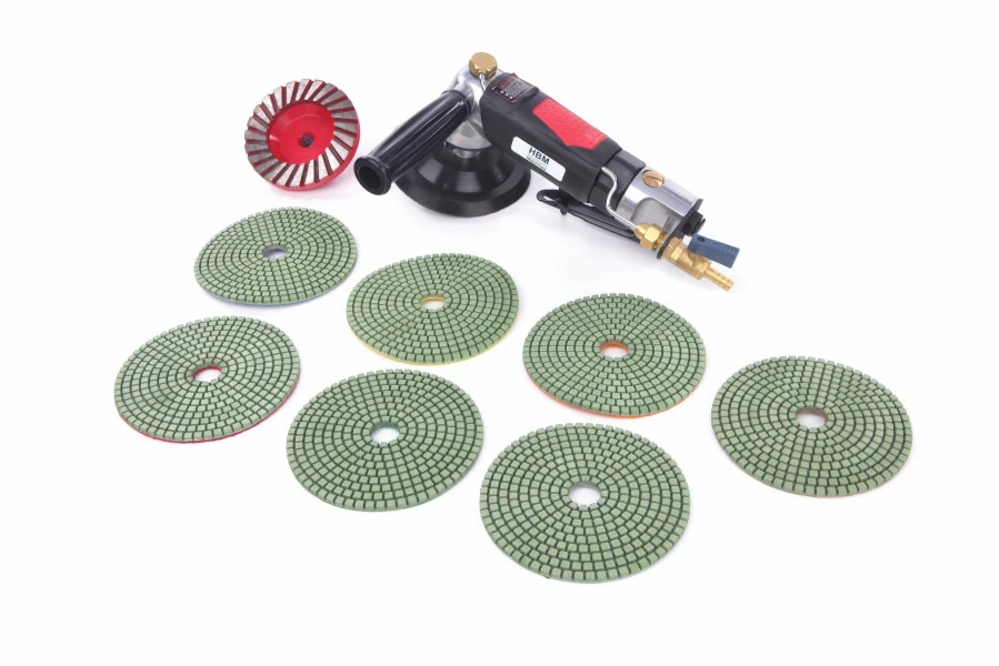 HBM 125 Mm Natte Schuur- En Polijstmachine 1 HBM 125 Mm Natte Schuur- En Polijstmachine