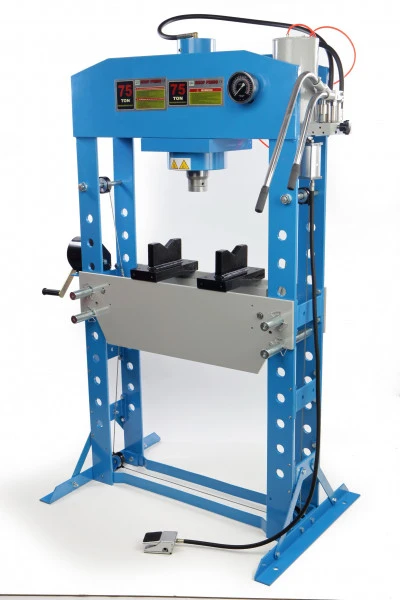 HBM 75 Ton Hydraulische En Pneumatische Raamwerkpers / Werkplaatspers 3 HBM 75 Ton Hydraulische En Pneumatische Raamwerkpers / Werkplaatspers - Afbeelding 3